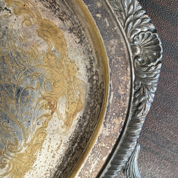 FB Rogers #7736 Footed Rectangle Tray - Picture 2 of 5